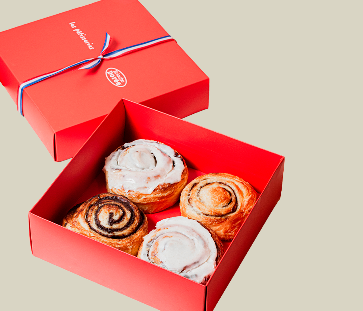 Rolls de canela x4